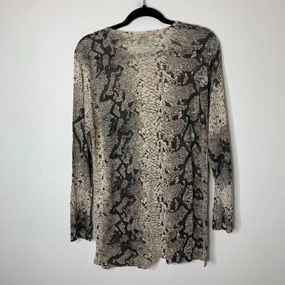 Women's D&D Collection Top Vintage 90s 2000s Animal Print Long Sleeve Size L/XL - Picture 7 of 7